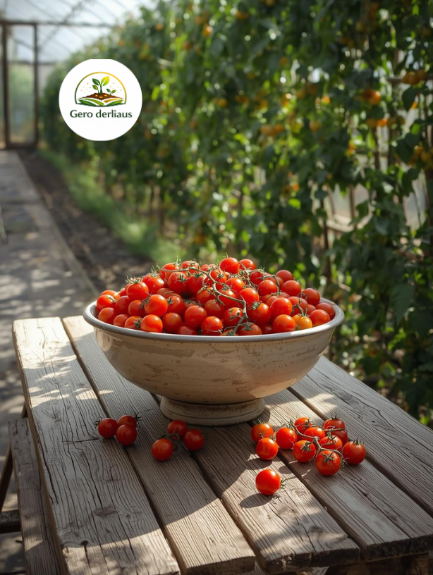 Valgomieji pomidorai Cherrolla F1 10 sėklų (solanum lycopersicum)