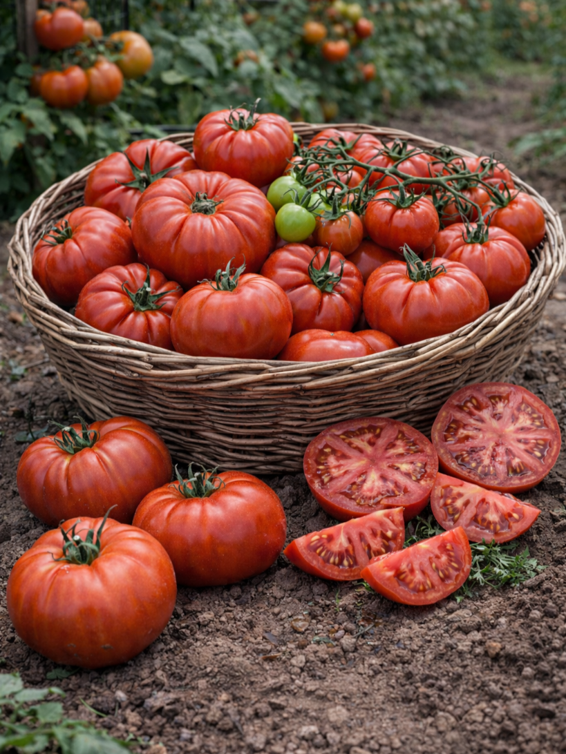 Valgomieji pomidorai 'Beefsteak' Sėklų 0,5g (Solanum Lycopersicum)
