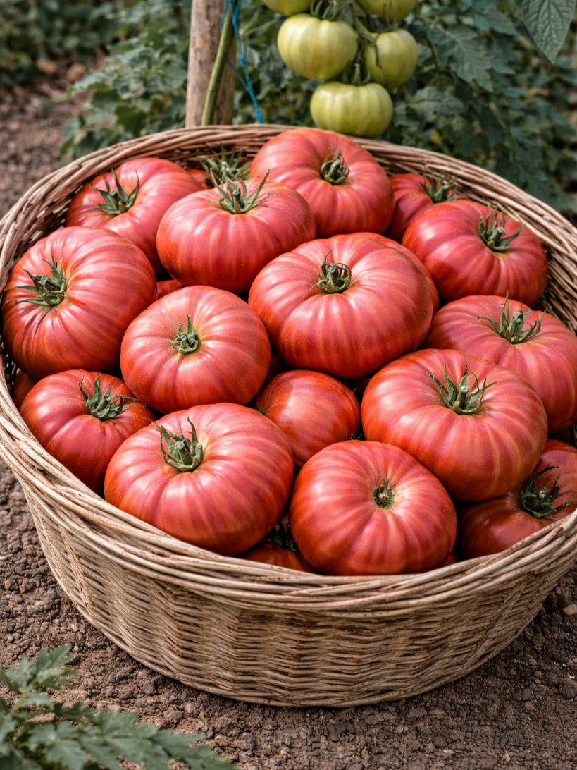 Valgomieji pomidorai 'Malinowy Olbrzym' Sėklų 0,5g (Solanum lycopersicum)
