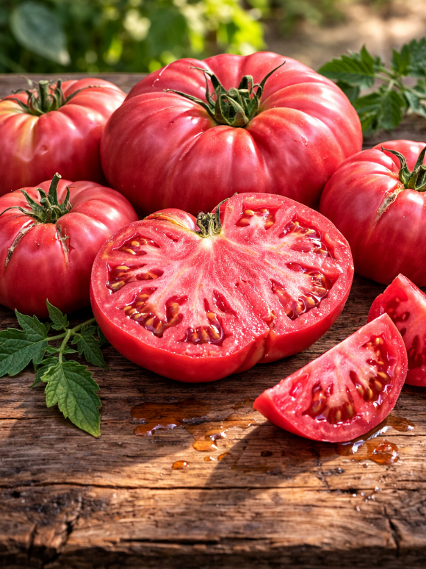Valgomieji pomidorai 'Pink Brandywine' 10 sėklų (Solanum lycopersicum)