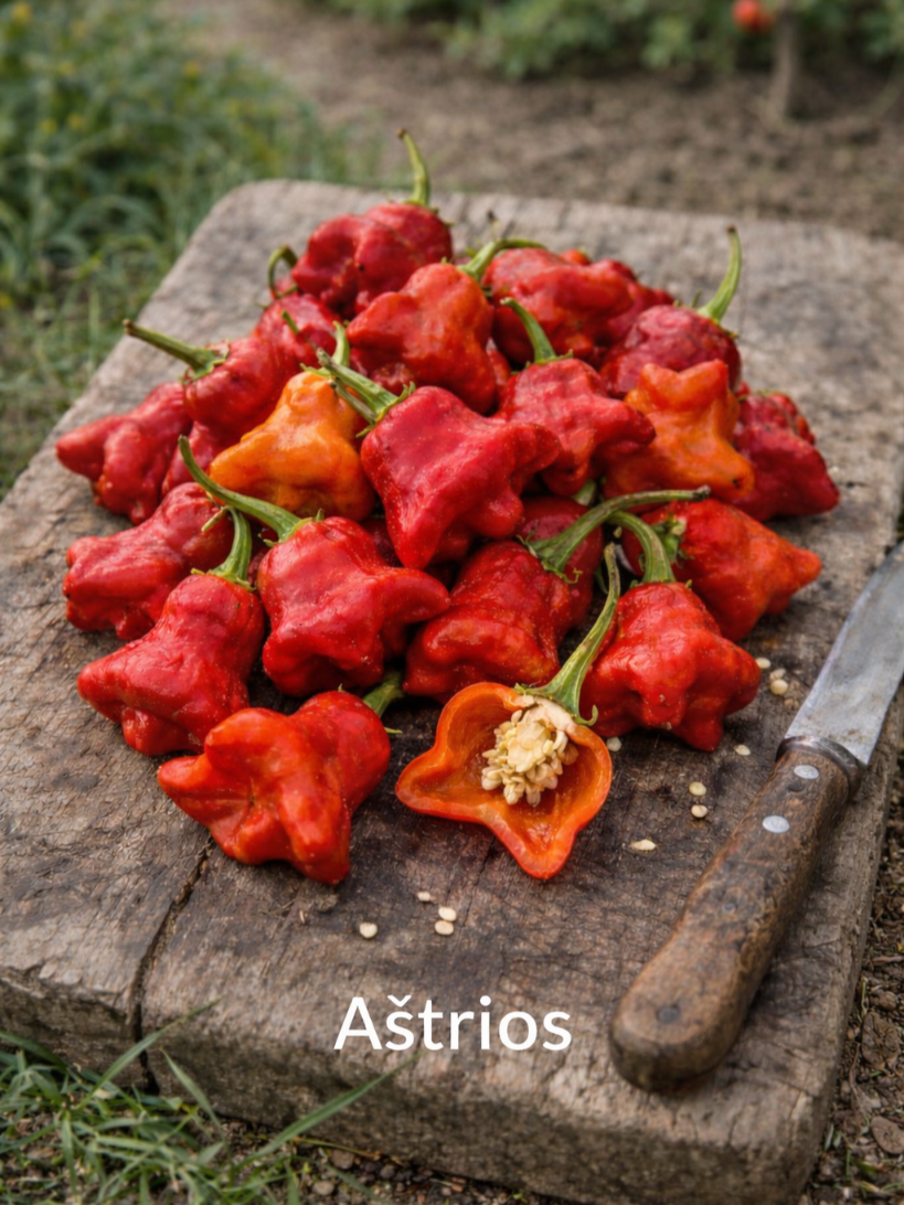 Uoginė aštrioji paprika 'Okrasny Zvonek'(vid.aštrumo)  Sėklų 0.5g (lot. Capsicum baccatum L.)