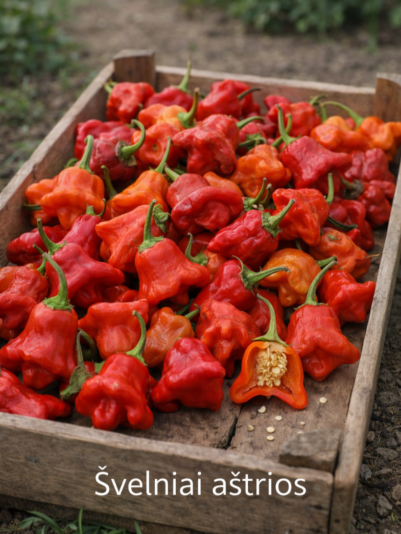 Vienmetė paprika "Glockenpaprika" 10 sėklų (Capsicum annuum)