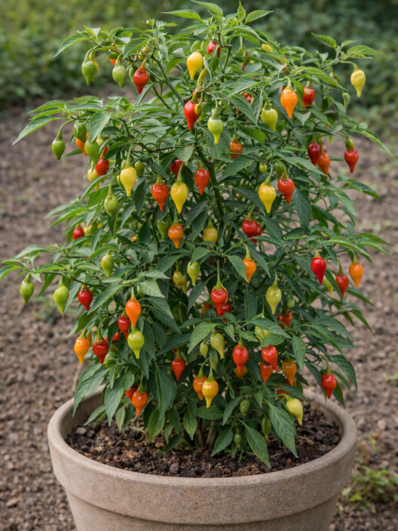 Datulinė paprika "Biquinho Red"(labai švelni) 10 sėklų (Capsicum chinense)