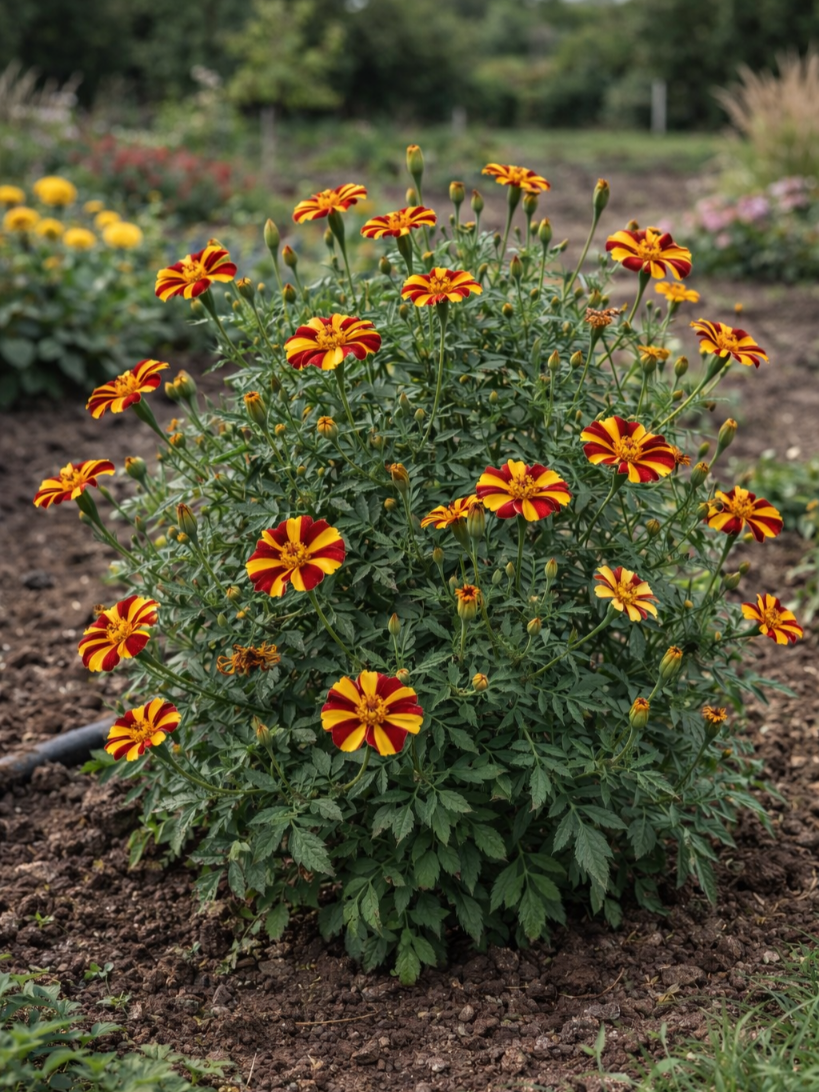 Gvazdikinis serentis Mr. Majestic (lot. Tagetes patula nana) Sėklų 0,3g