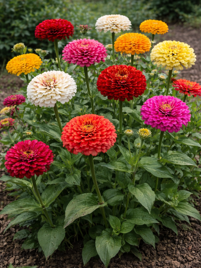 PUIKIŲJŲ GVAIZDŪNIŲ MIŠINYS (ZINNIA ELEGANS) 100S