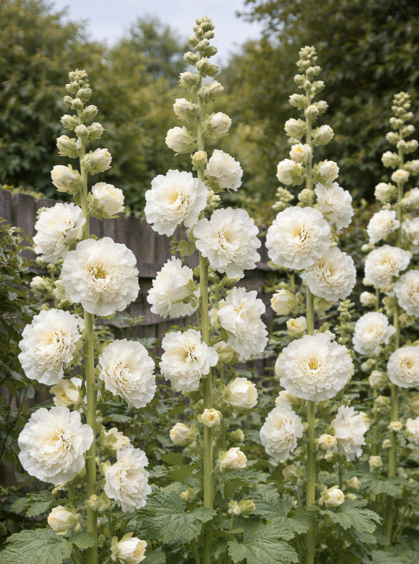 Aukštoji piliarožė (balta) Sėklų 0,5g Althaea rosea)