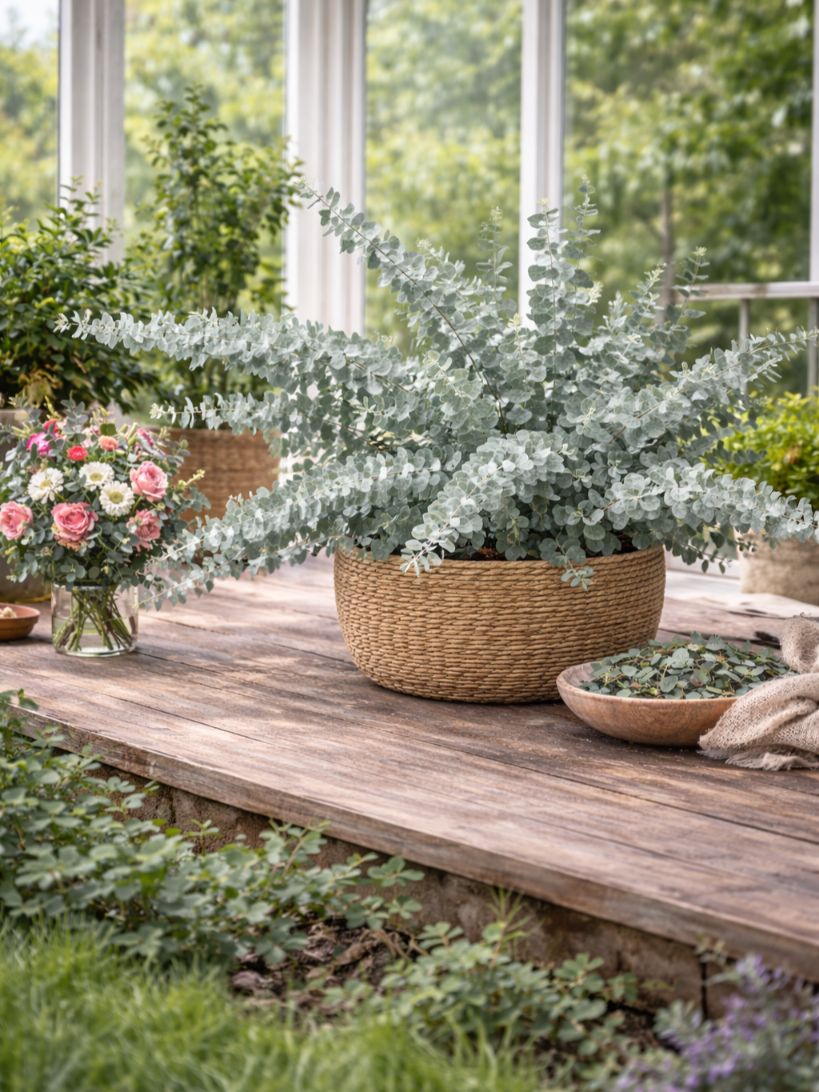 Eukaliptai pilkieji 20 sėklų (Eucalyptus cinerea)