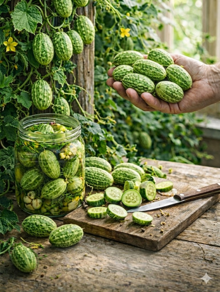 Antilinis agurkas 'Liso Calcuta'  10 sėklų(Cucumis anguria)