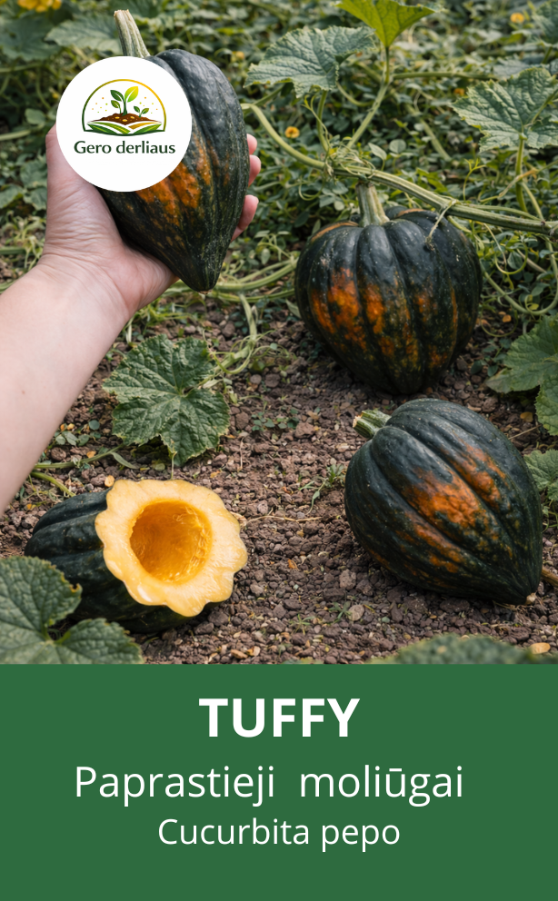 Didieji moliūgai 'Tuffy' 5 sėklos (Cucurbita maxima)