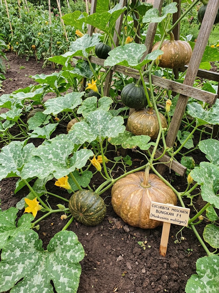 Muskusiniai moliūgai Bungkan 021 F1 5 sėklos (Cucurbita moschata)