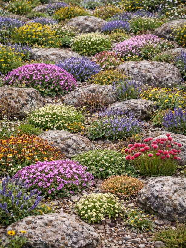 Daugiamečių gėlių mišinys alpinariumams Sėklų 1g