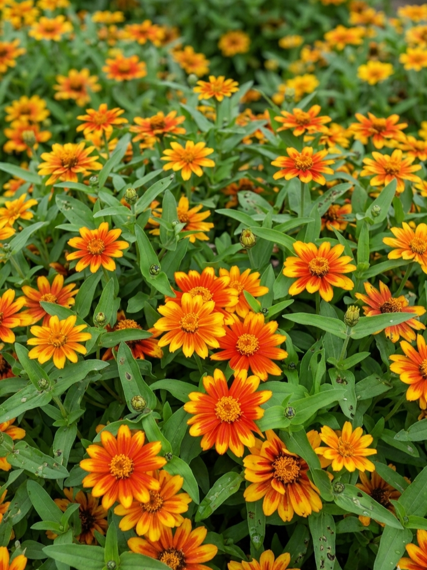 Žemaūgė merilendo gvaizdūnė Zahara Sunburst  (Zinnia marylandica), 10 sėklų