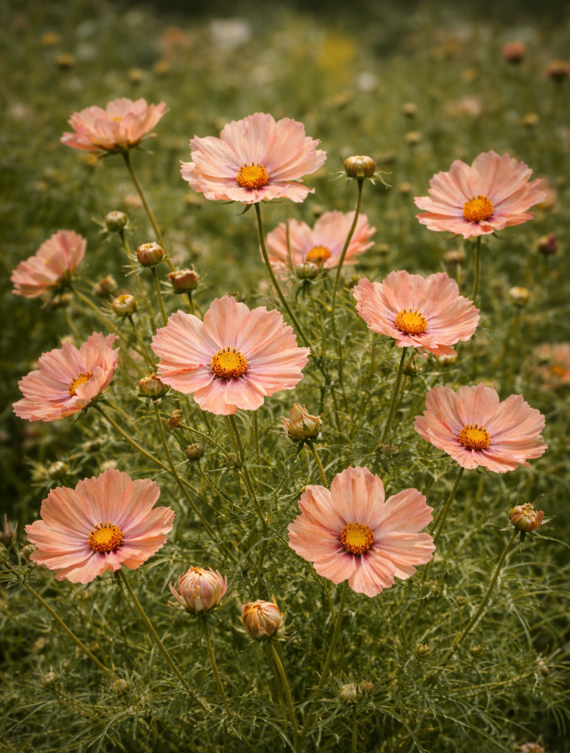 Paprastoji kosmėja 'Apricotta' (Cosmos bipinatus)
