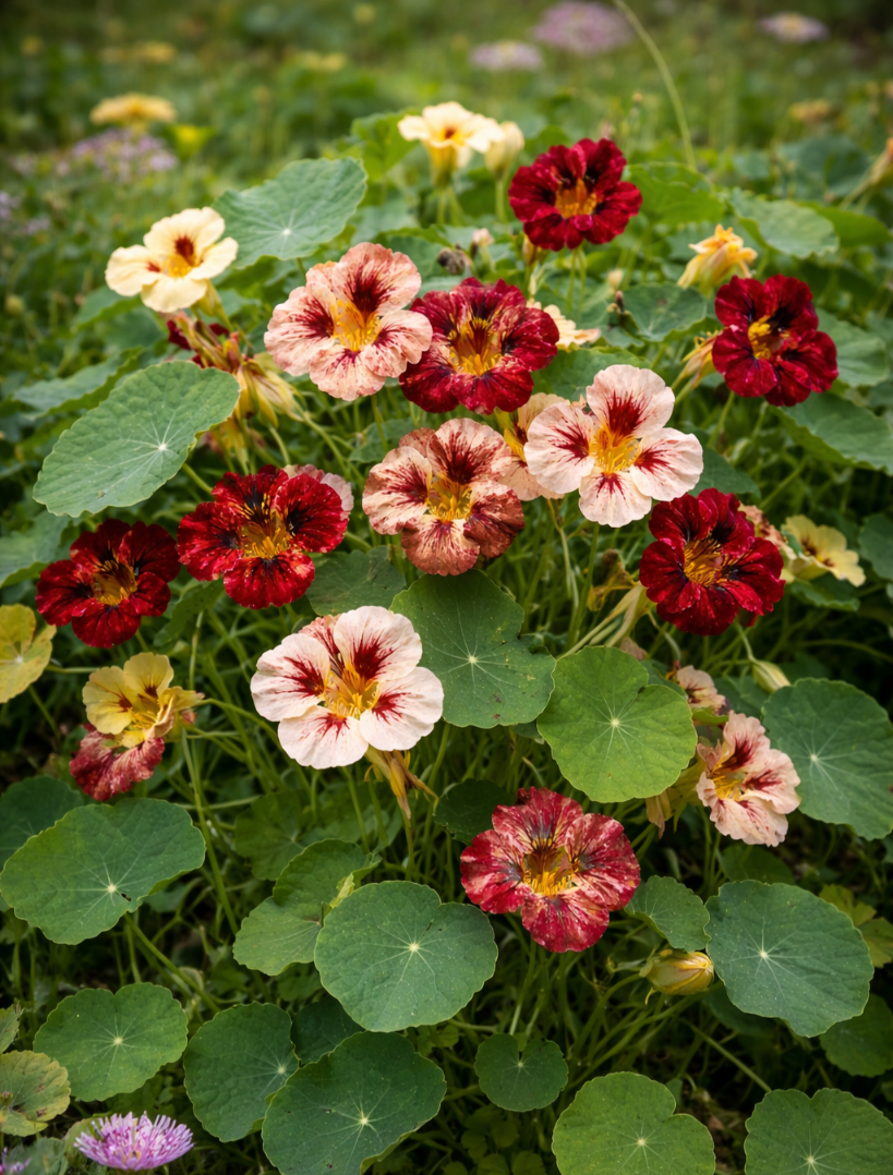 Mažoji nasturtė 'Bloodie Mary' 10 sėklų (Trpaeolum minus)