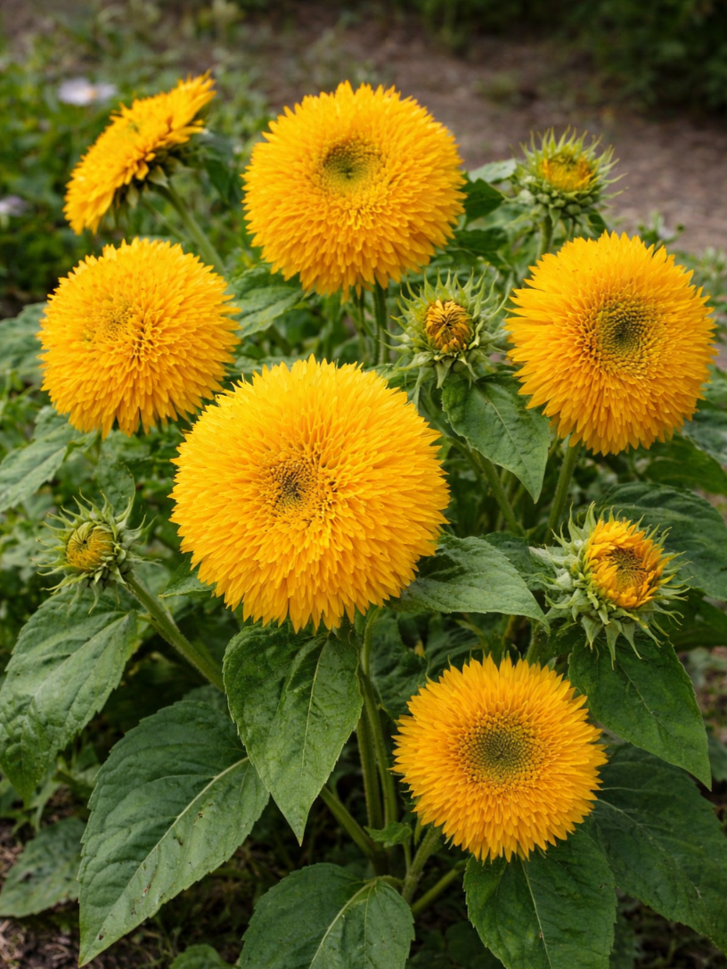 ŽEMAŪGĖ tikroji saulėgrąža "Niedrige Sonnengold" (Helianthu annuus) 40 sėklų