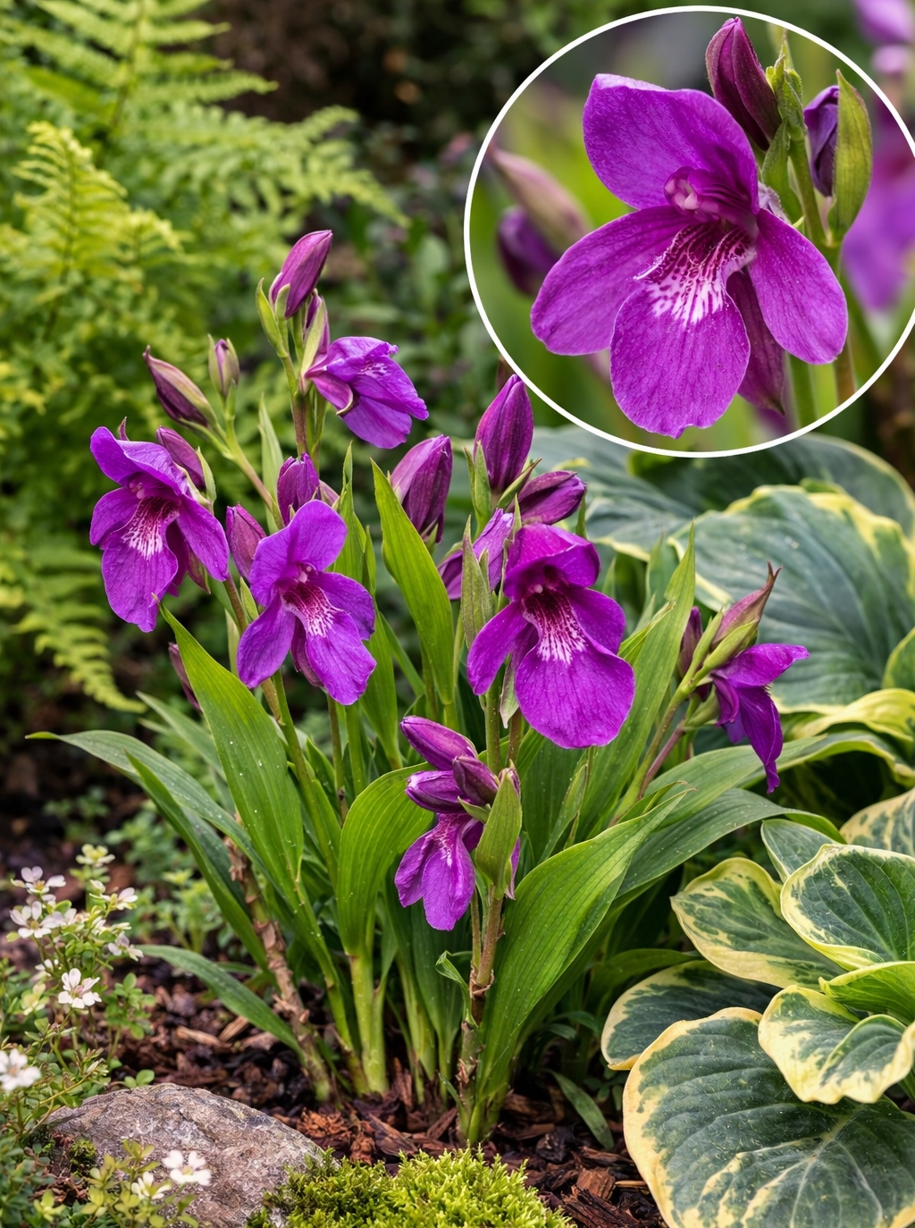 Roskėja ausytoji  (Roscoea auriculata) 1vnt(bare root)