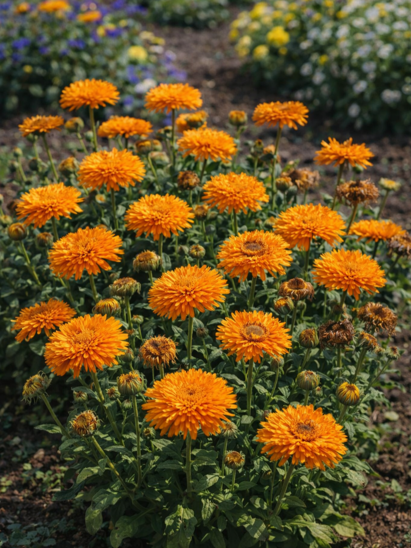 Vaistinė medetka "PORCUPINE ORANGE' , 0,5g  (Calendula officinalis fl. pl.)