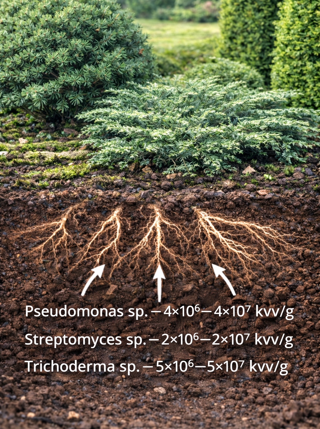Mikroorganizmai spygliuočių sveikatai ir imunitetui  2kg