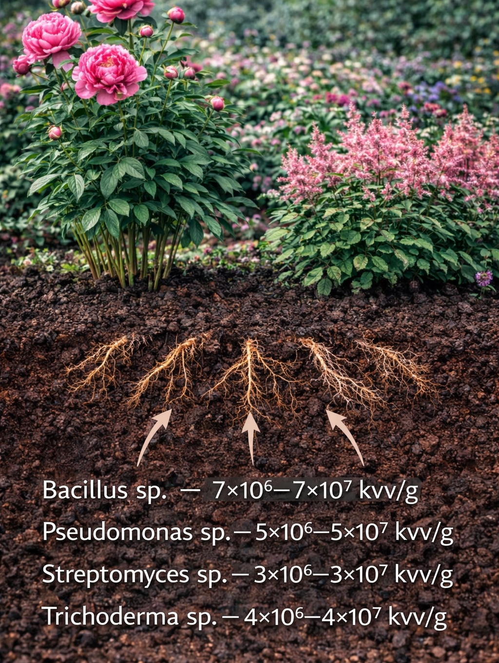 Mikroorganizmai daugiamečių gėlių sveikatai ir imunitetui 500g