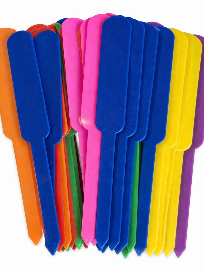 Etiketės įsmeigiamos, mix 12cmx1,5cmx0,7cm, 70vnt