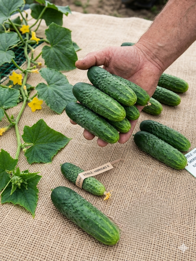 Paprastieji trumpavaisiai agurkai Atomic F1(H) 60s (cucumis sativus)