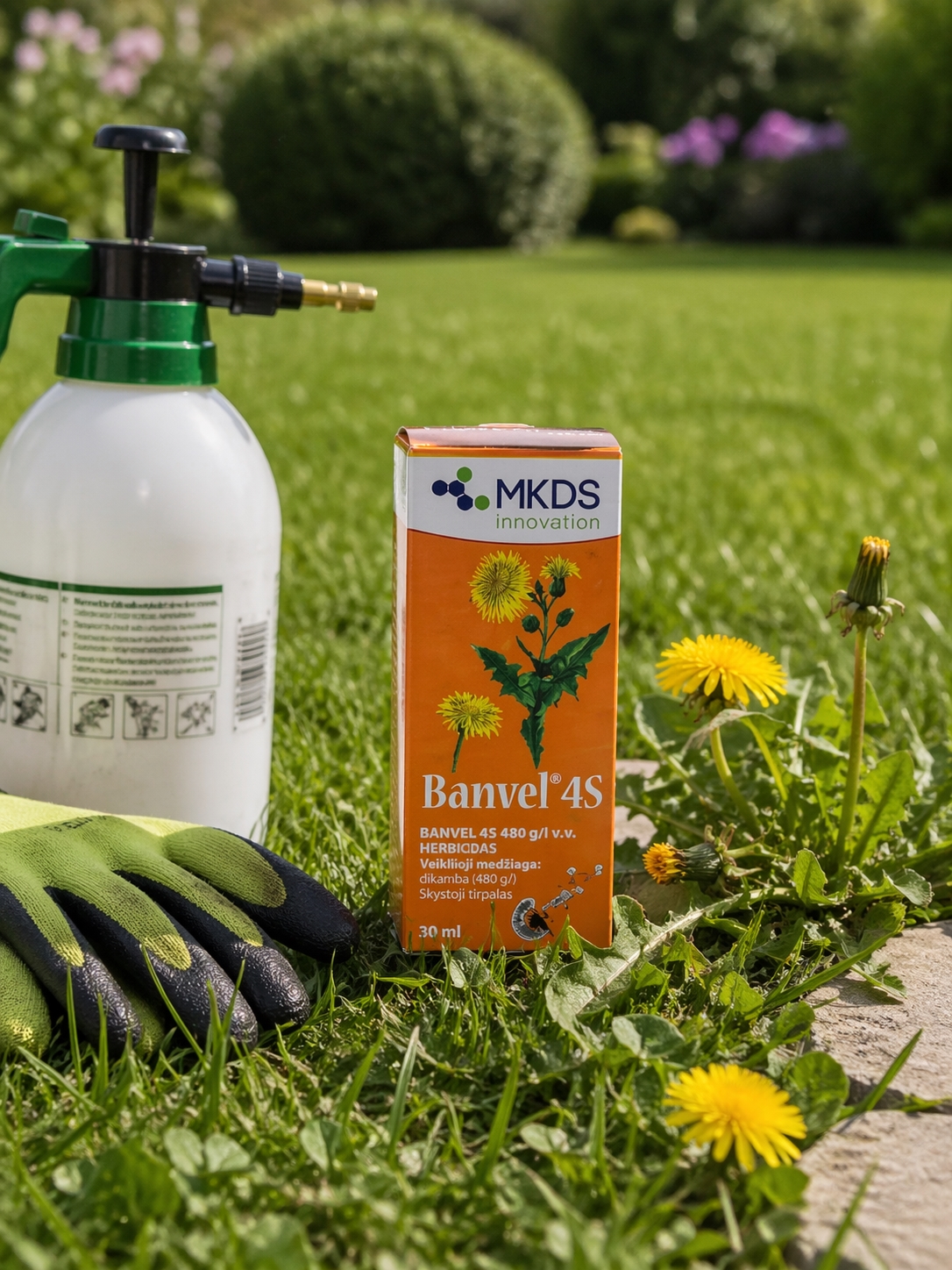 Banvel herbicidas vejoms