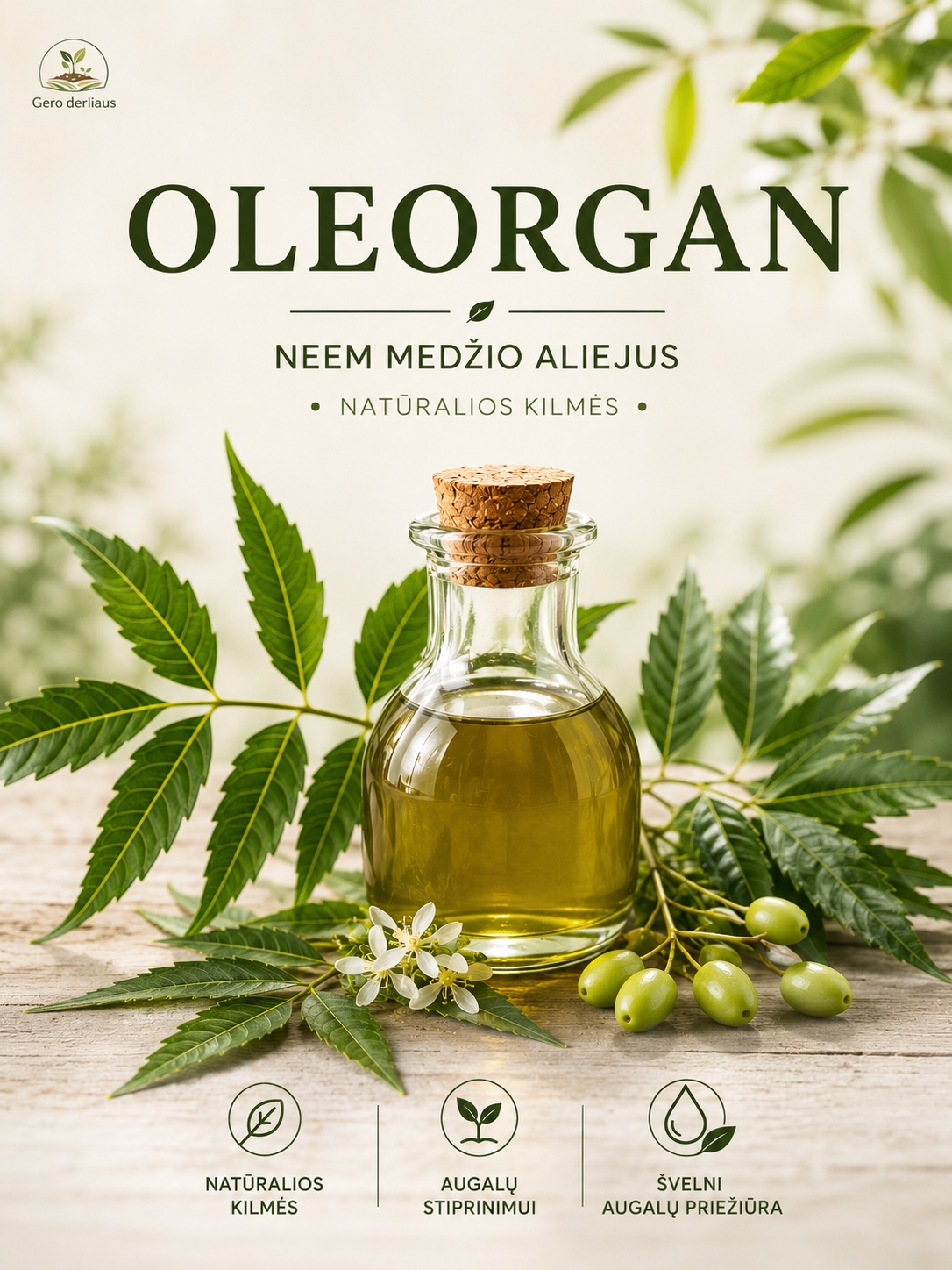 Imunitetą stiprinančios organinės trąšos Oleorgan 6ml