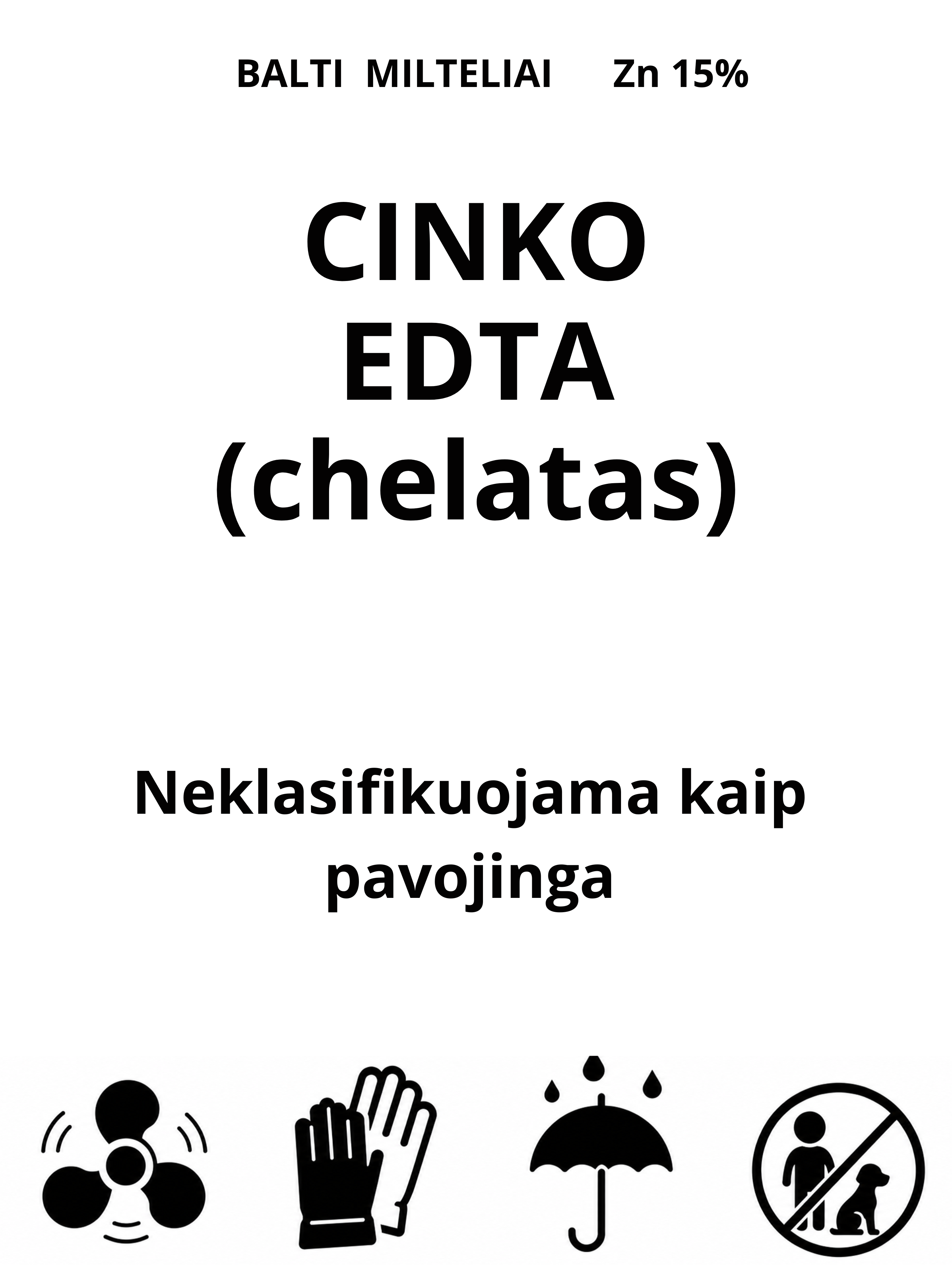 Cinko EDTA (chelatas) 10g