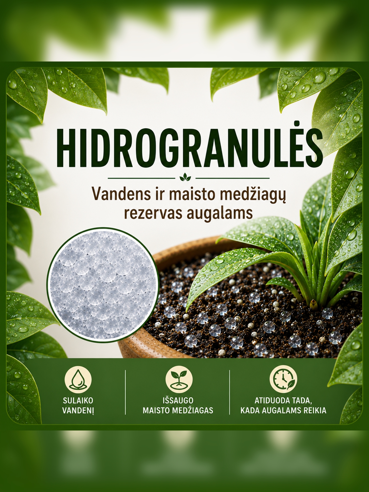 Drėgmę palaikantys kristalai STOCKOSORB® 600 Micro