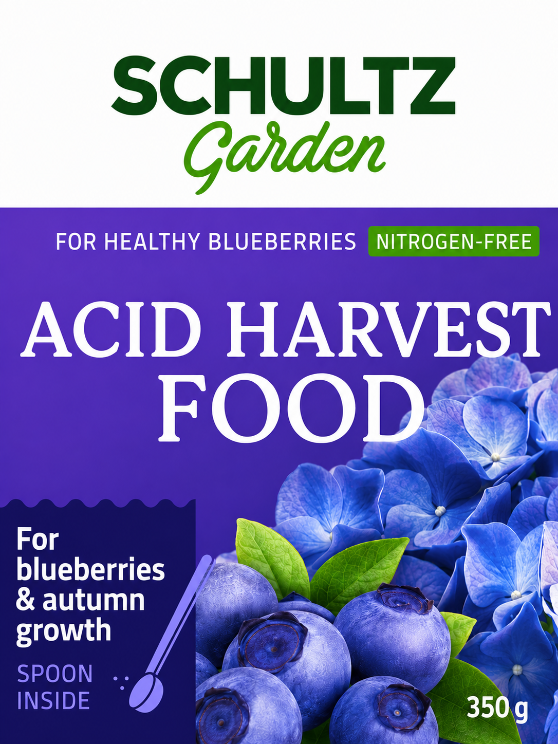 Šilauogių trąšos Acid Harvest Food, Schultz, NPK 0-18-36+4Mg+me