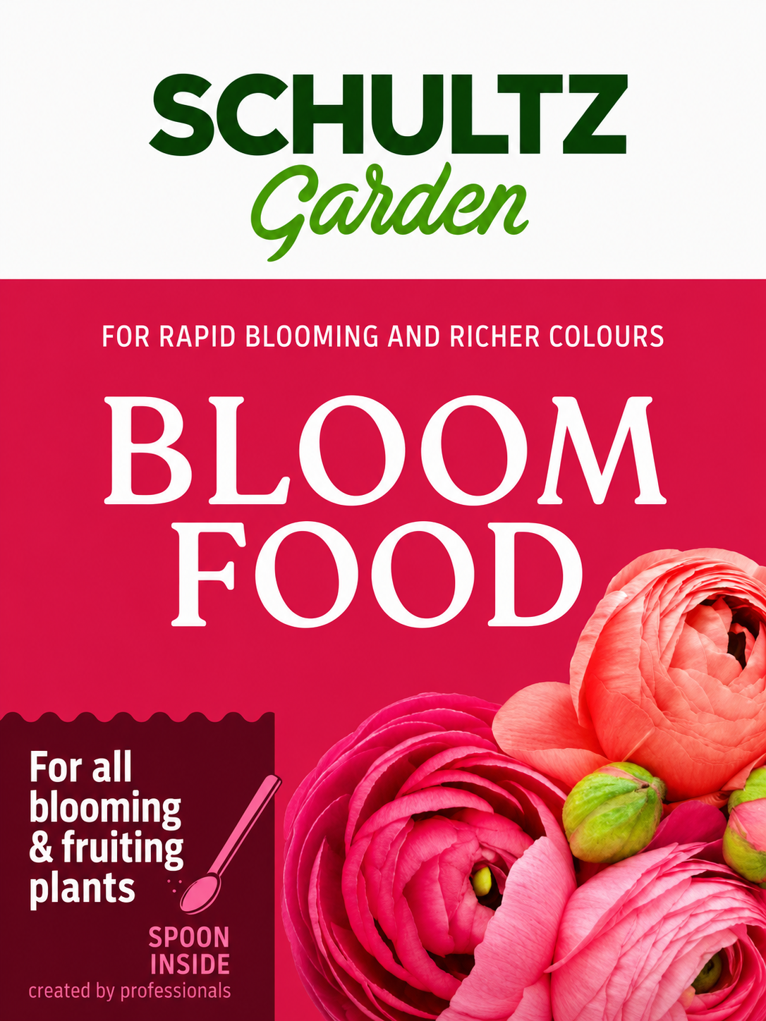 Trąšos Schultz BLOOM FOODD žydintiems augalams NPK 8-12-35+5MgO+mikroelementai
