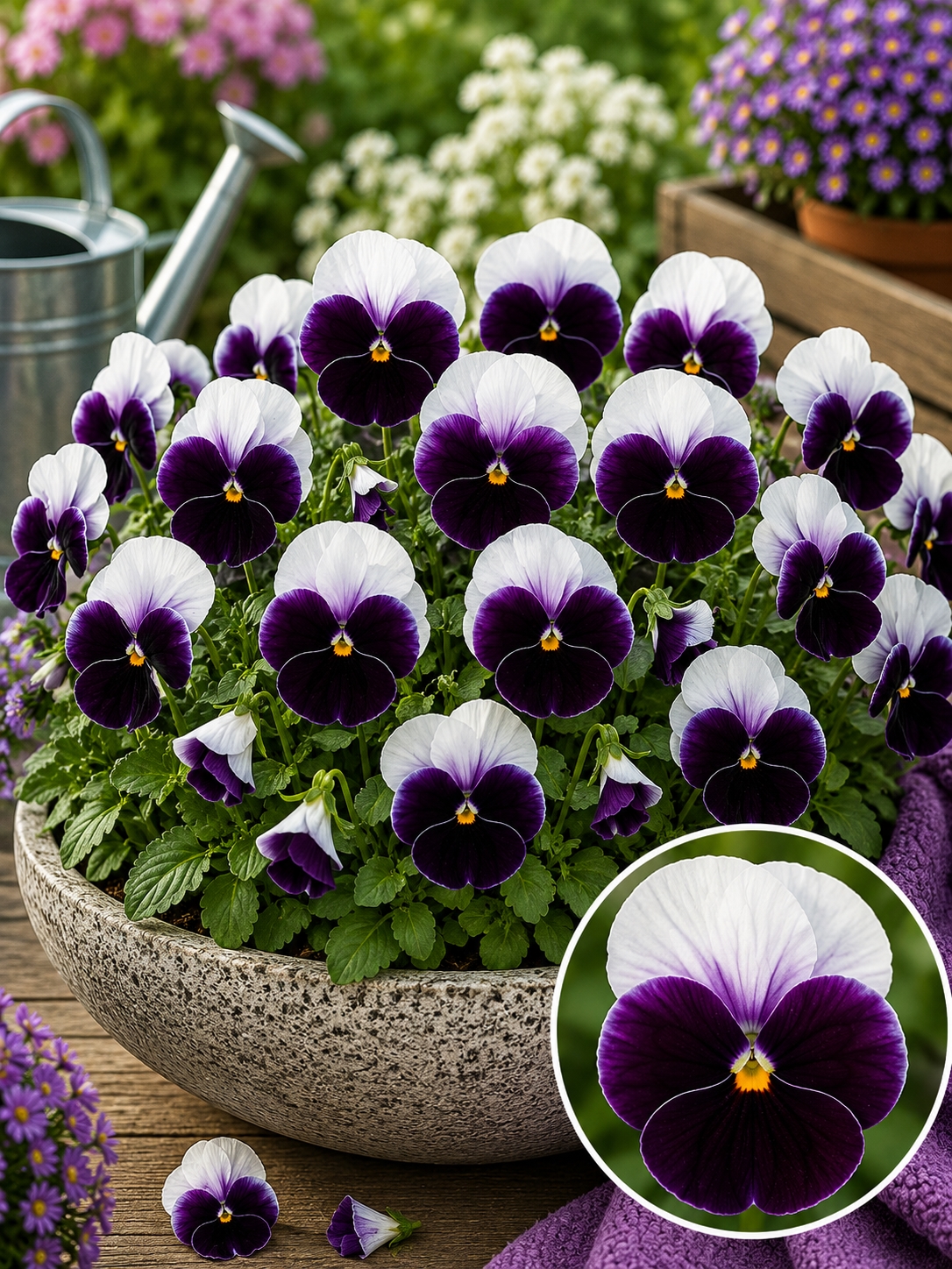 Darželinė našlaitė 'Lord' Sėklų 0,2g  ( Viola wittrockiana)