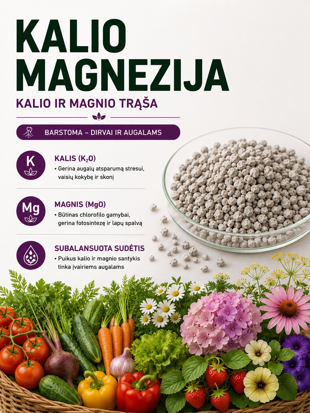 Kalio magnezija (Patentkalis) 2kg