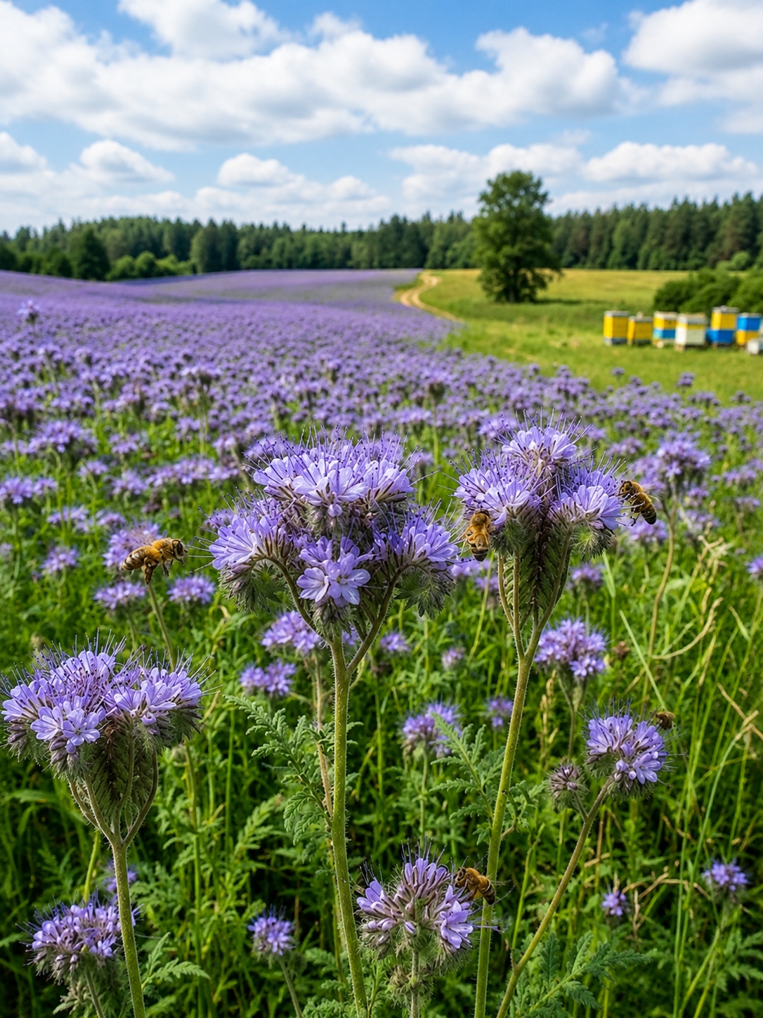 Bitinė facelija 'LILLA' C kateg., 1kg (Phacelia tanacetifolia)