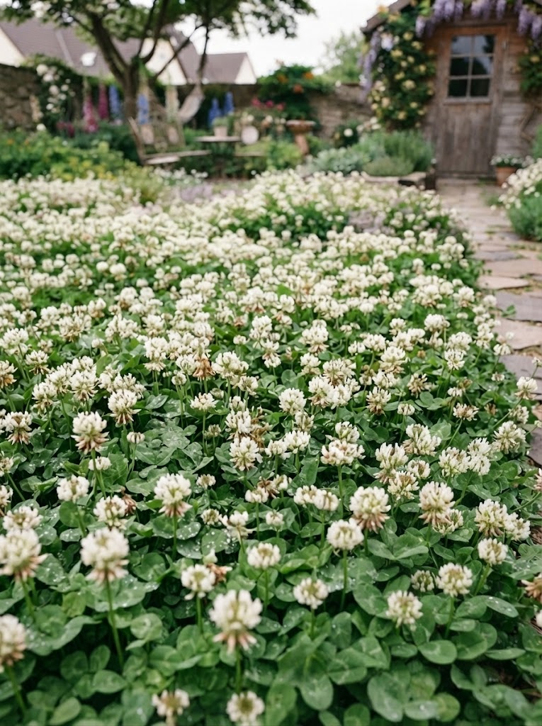 Baltieji smulkialapiai dobilai 'Rivendel' 1kg (Trifolium repens)